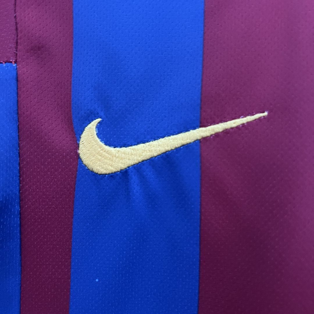 05-06 Barcelona Home Retro Kids Kits Football Jerseys Yupoo 9
