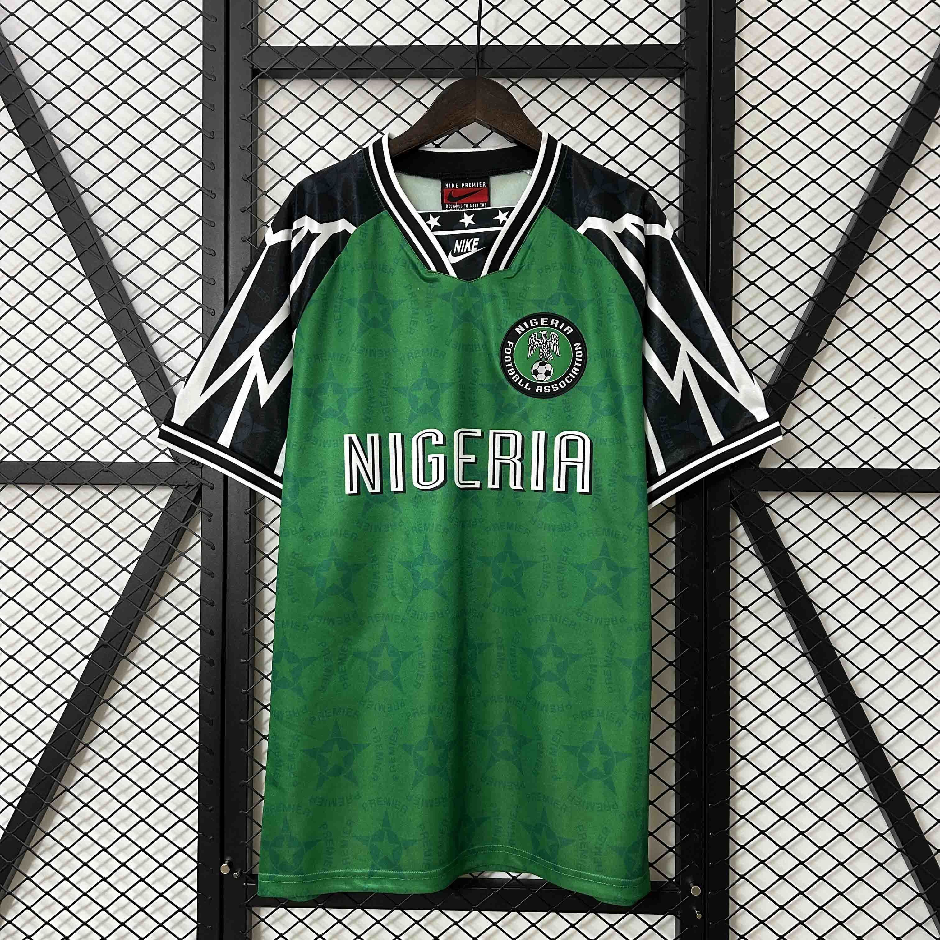 94-95 Nigeria Home Retro Kit Vintage Shirt AAAAJersey Supplier Yupoo