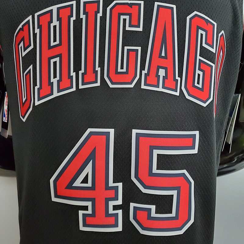 JDRDAN#45 Chicago Bulls Black 5