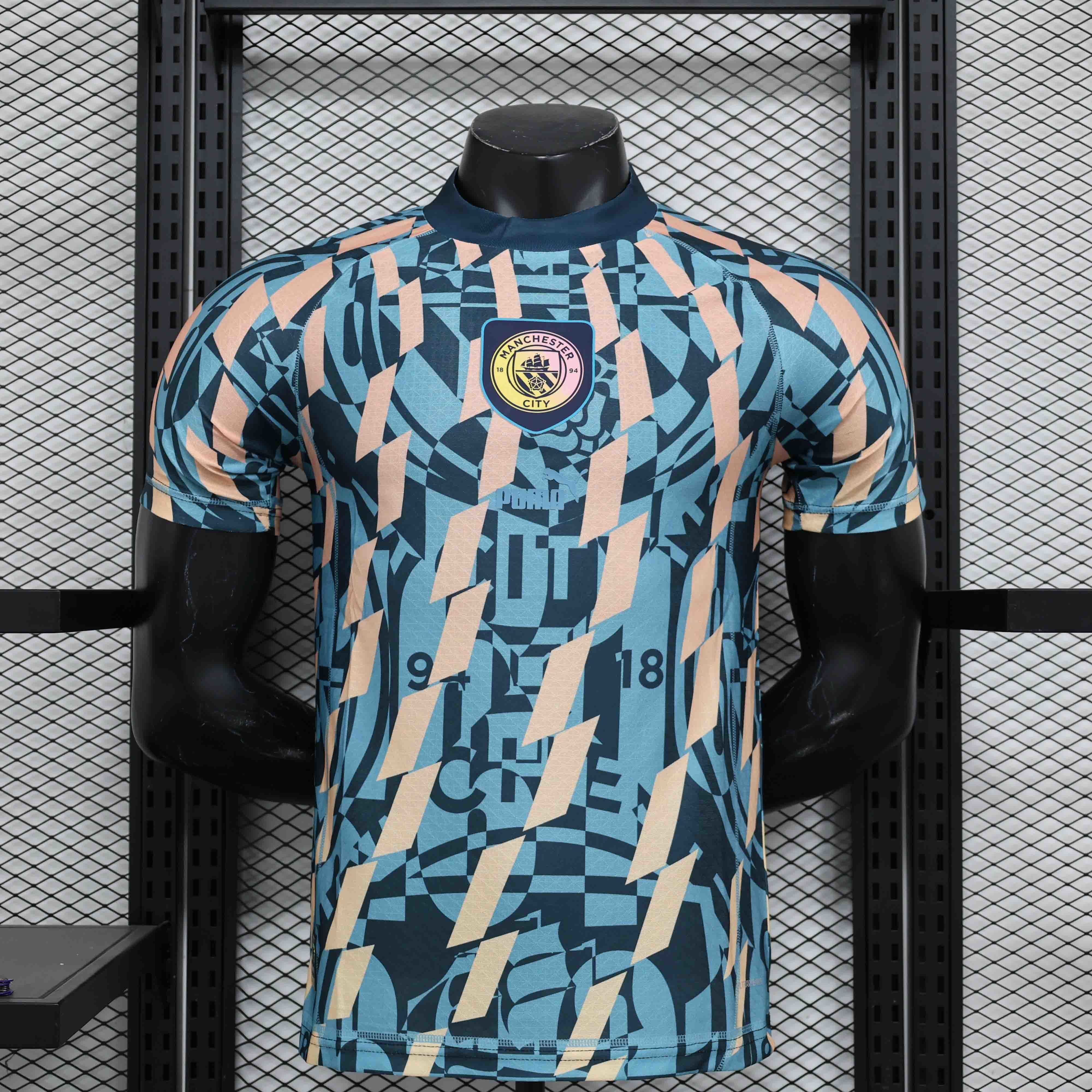 24-25 Manchester City Blue Retro Style Special Edition Shirt AAAAJersey Supplier Yupoo