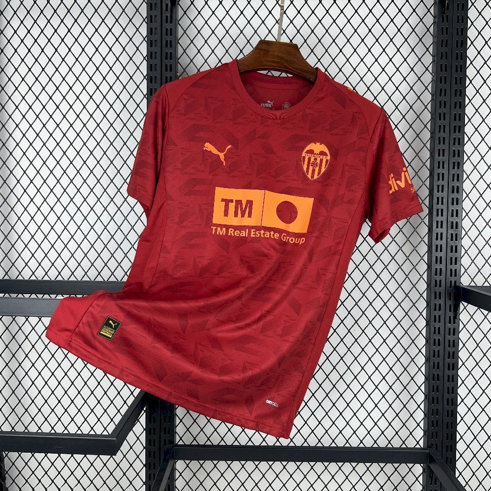 25-26 Valencia Away T-Shirt Football Apparels Soccer AAAAJersey Yupoo