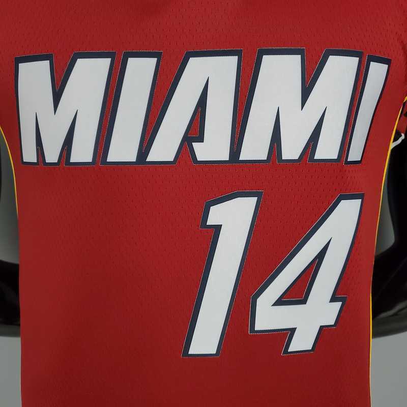 New Miami Heat Jordan HERRO#14 Burgundy 5