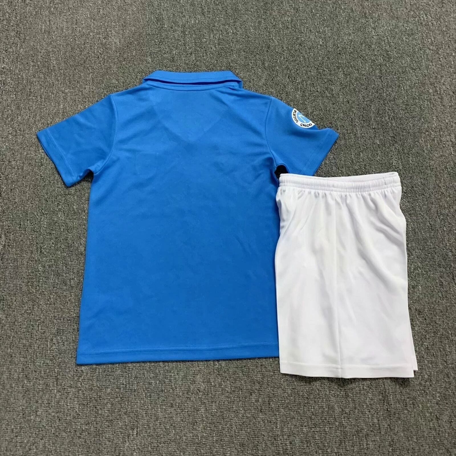 87-88 Napoli Home Kids Retro Kits Maradona Children Shirt Football Jerseys Yupoo 1