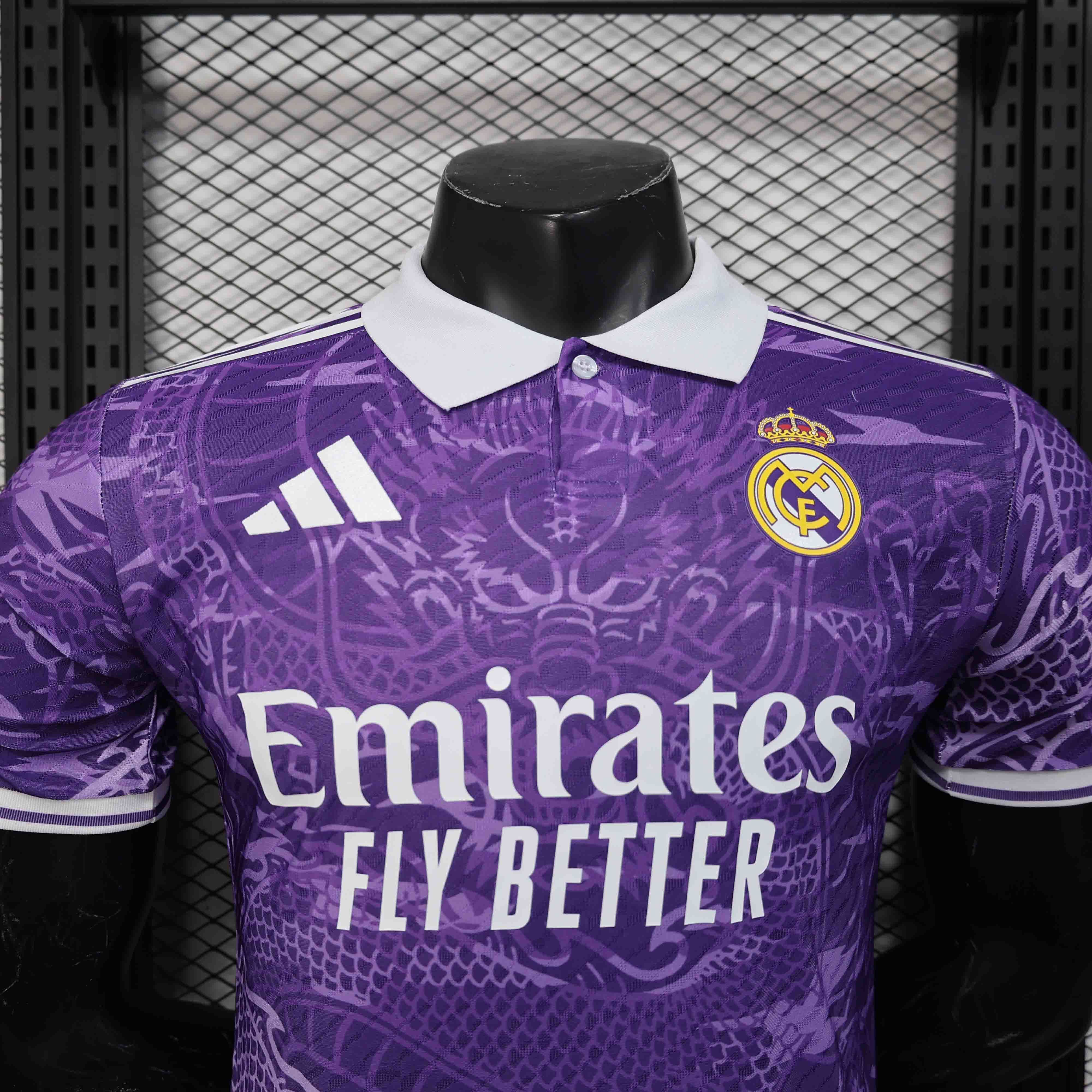 25-26 Real Madrid Purple Dragon Special Edition Kit Player Version Shirt AAAAJersey Dropship Yu 1