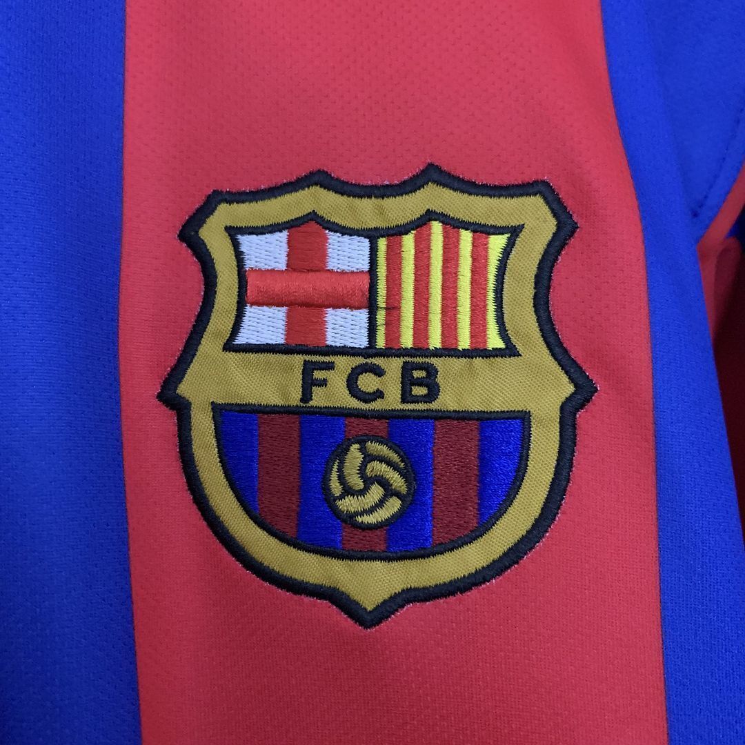 04-05 Barcelona Home Retro Kit Vintage Shirt AAAAJersey Wholesale Yupoo 5