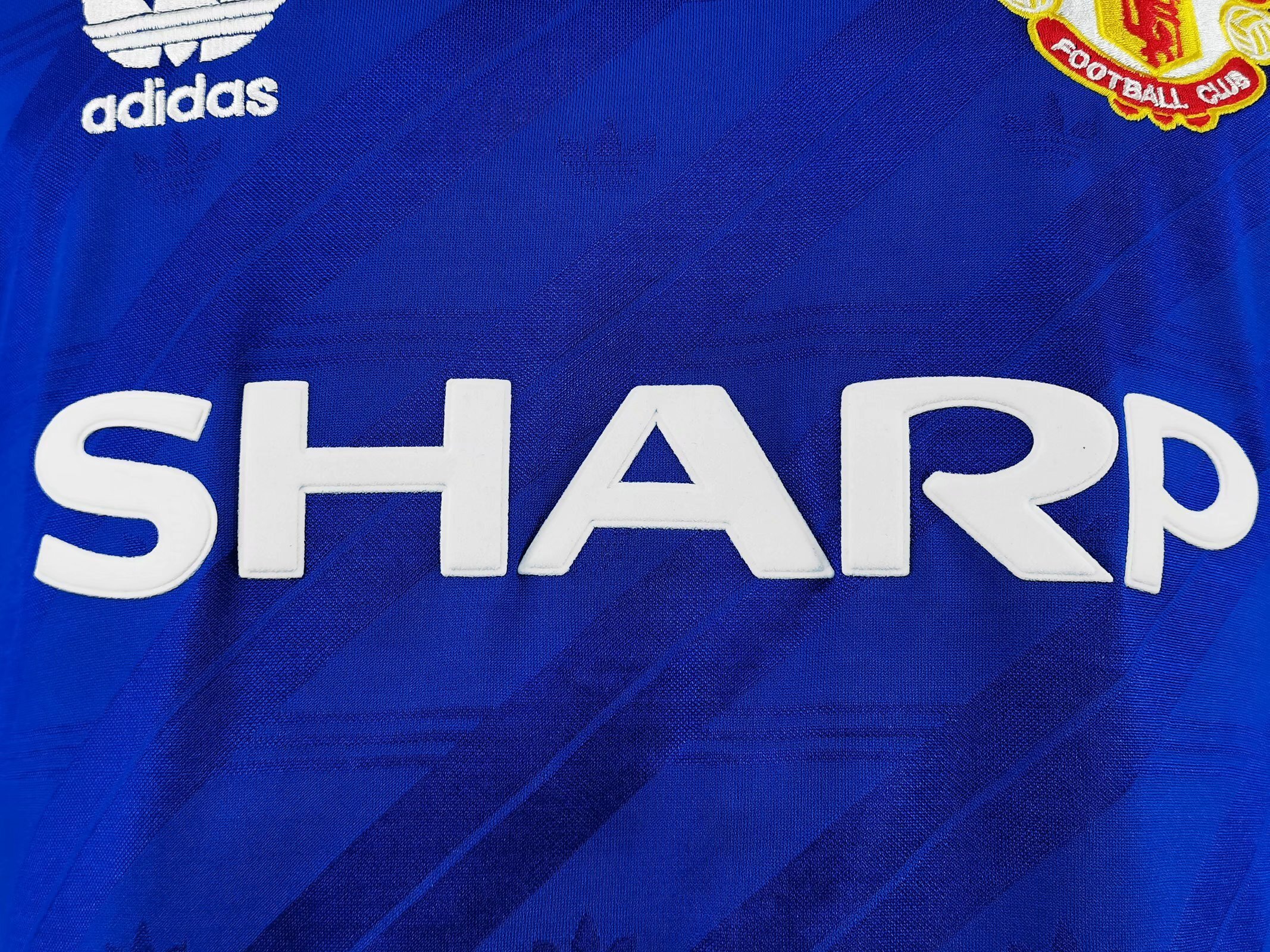 86-88 Manchester United away blue long sleeve 10