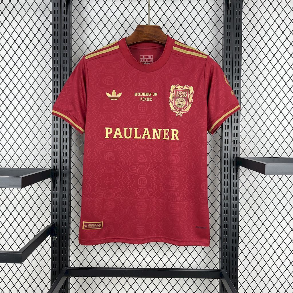 25-26 Bayern Munich 125 Anniversary Beckenbauer Cup Shirt Football Tee AAAAJersey Supply Yupoo
