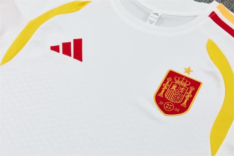 2026 Spain Mens Kit White Training Suit Yupoo 8 8