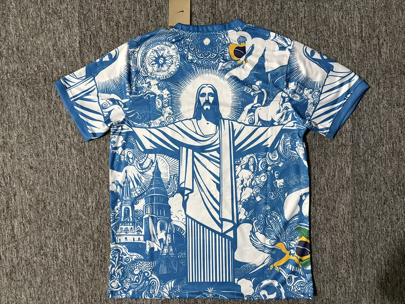 2025 Brazil Cristo Redentor White Special Edition T-Shirt Football Apparels Soccer AAAAJersey Y 1