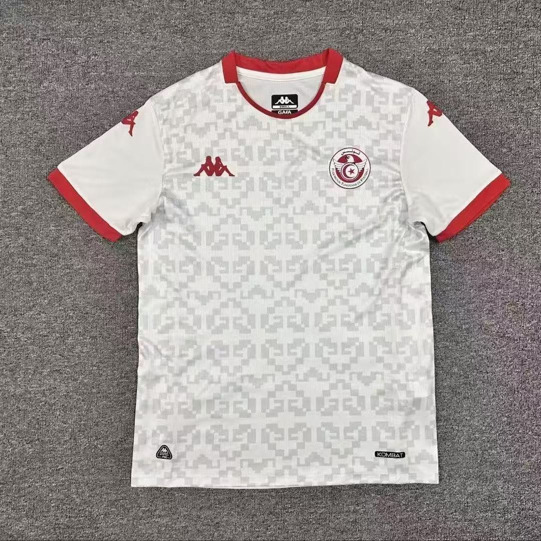 2025 Tunisia Away Kit Soccer T-Shirt AAAAJersey Supply Yupoo