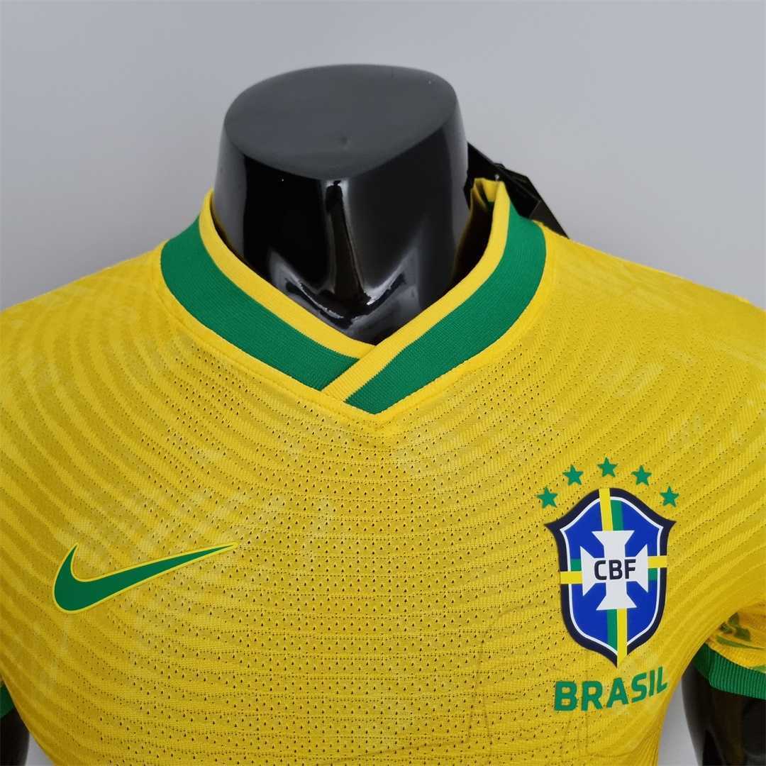2022 Brazil classic yellow player version 2