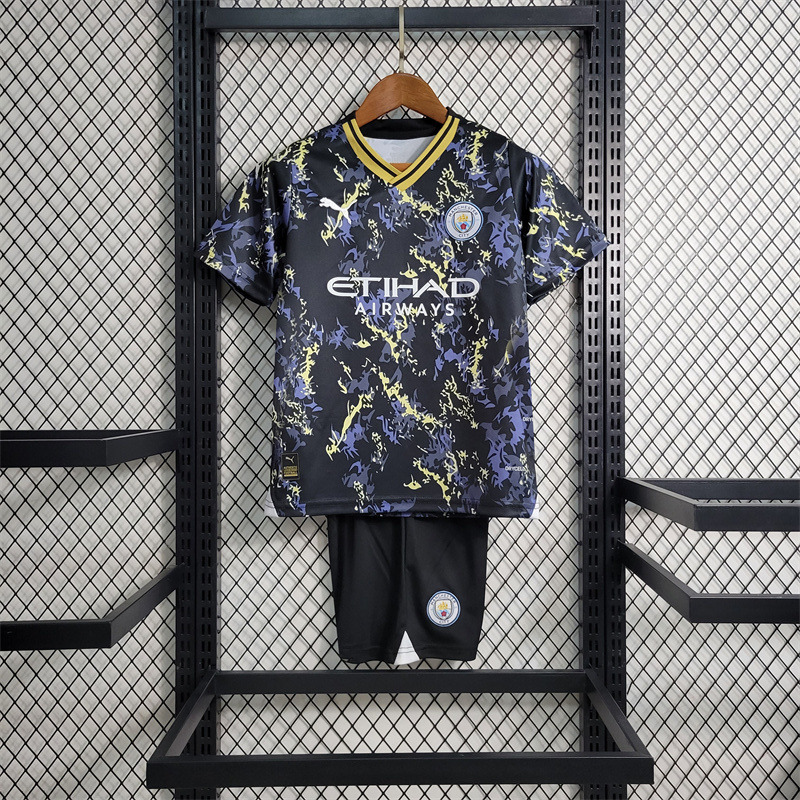 23-24 Kids Manchester City Special Edition Size 16-28 Football Shirt