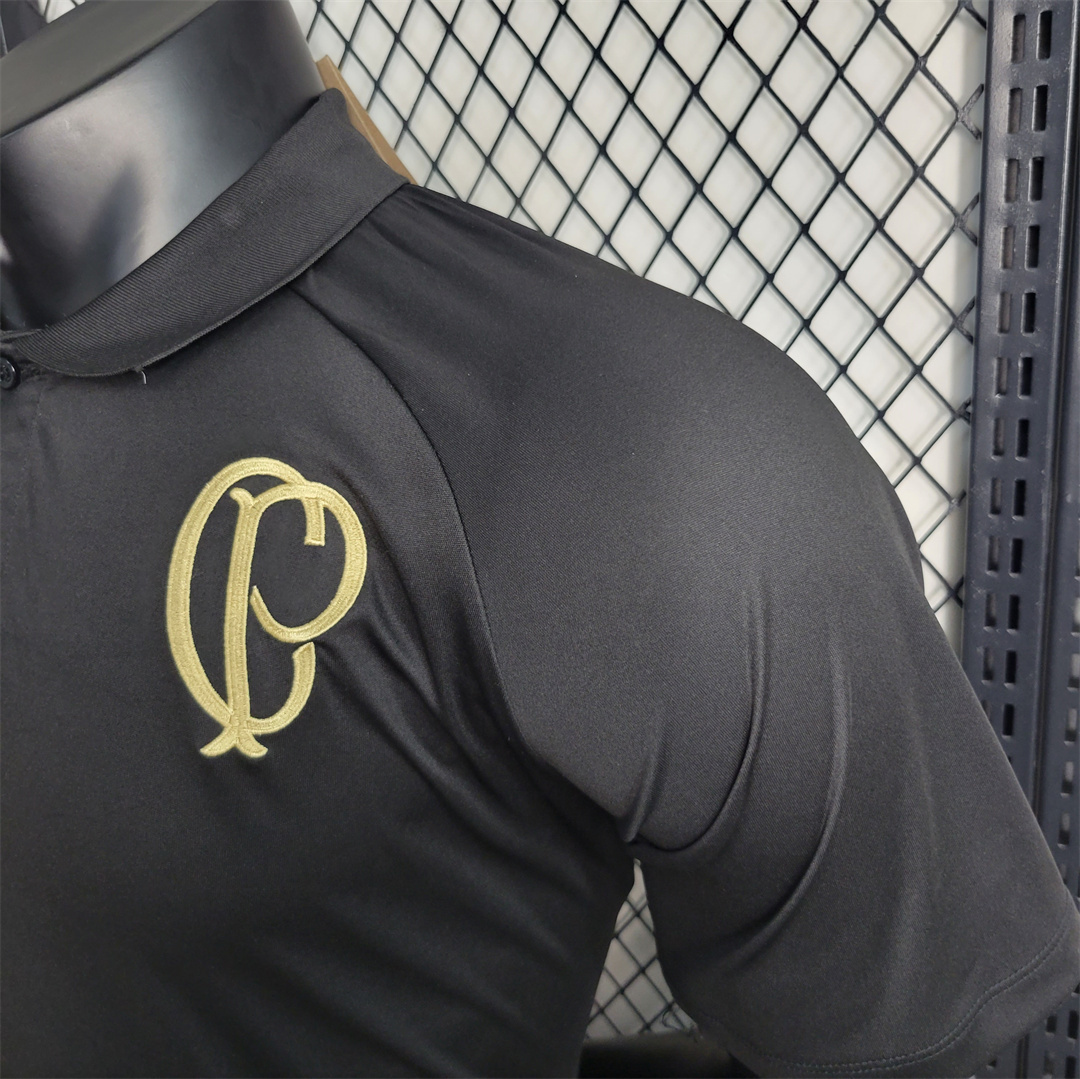 23-24 POLO Corinthians Black Training Suit 1