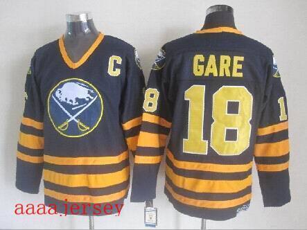 Buffalo Sabres retro ice hockey jersey M-3XL 水牛城军刀队复古冰球服 3