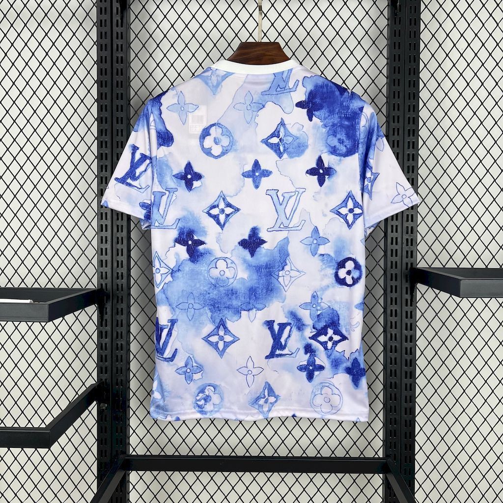 25-26 Real Madrid Blue-White Kit Special Edition LV Soccer AAAAJersey Yupoo S-2XL 1