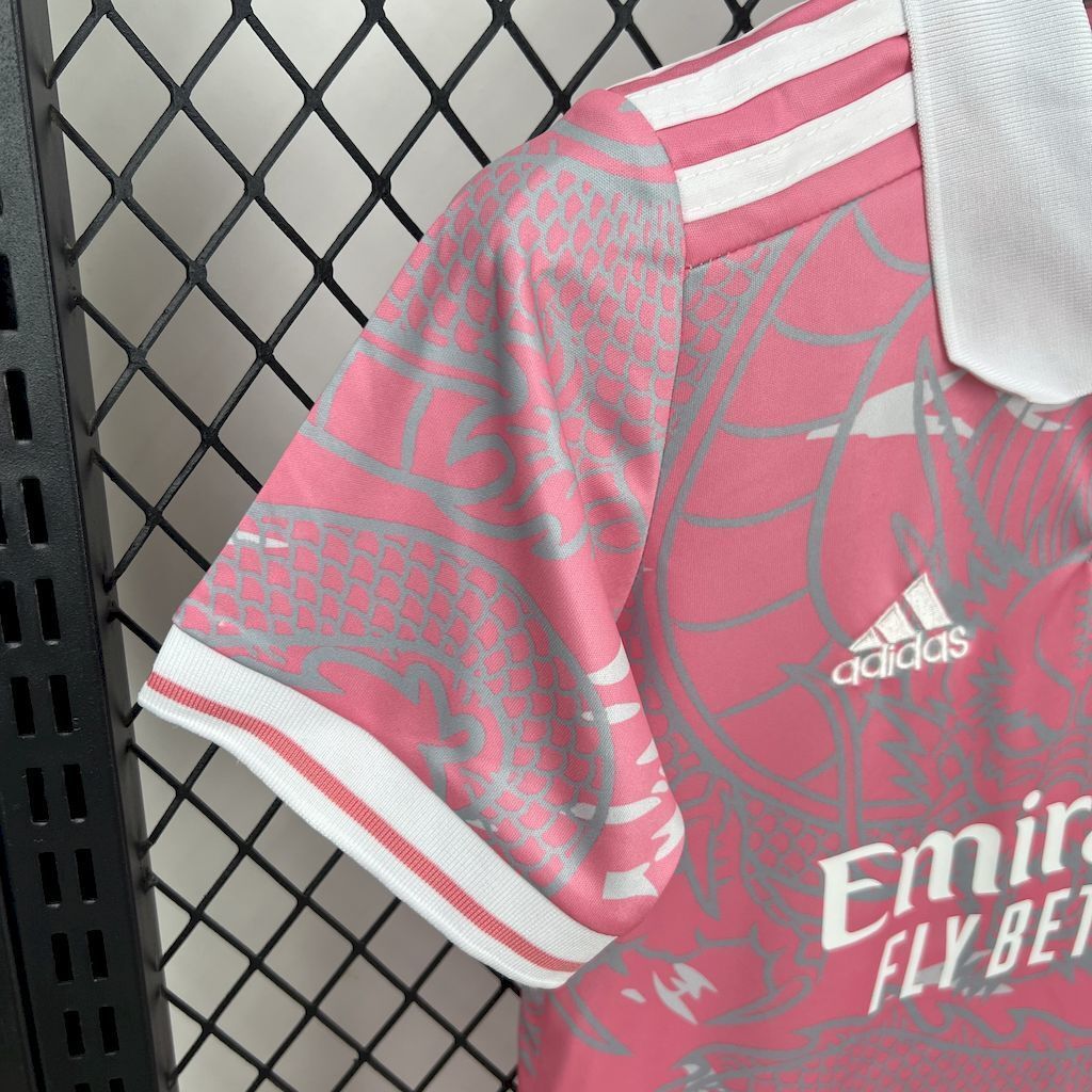 23-24 Real Madrid Pink Dragon Special Edition Kid Kits Youth Apparels AAAAJersey Wholesale Yupo 5