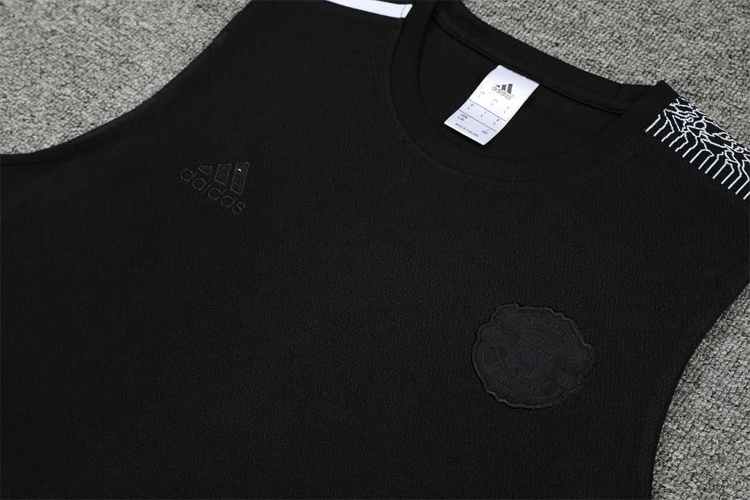 22-23 Manchester United vest training suit kit Black 13