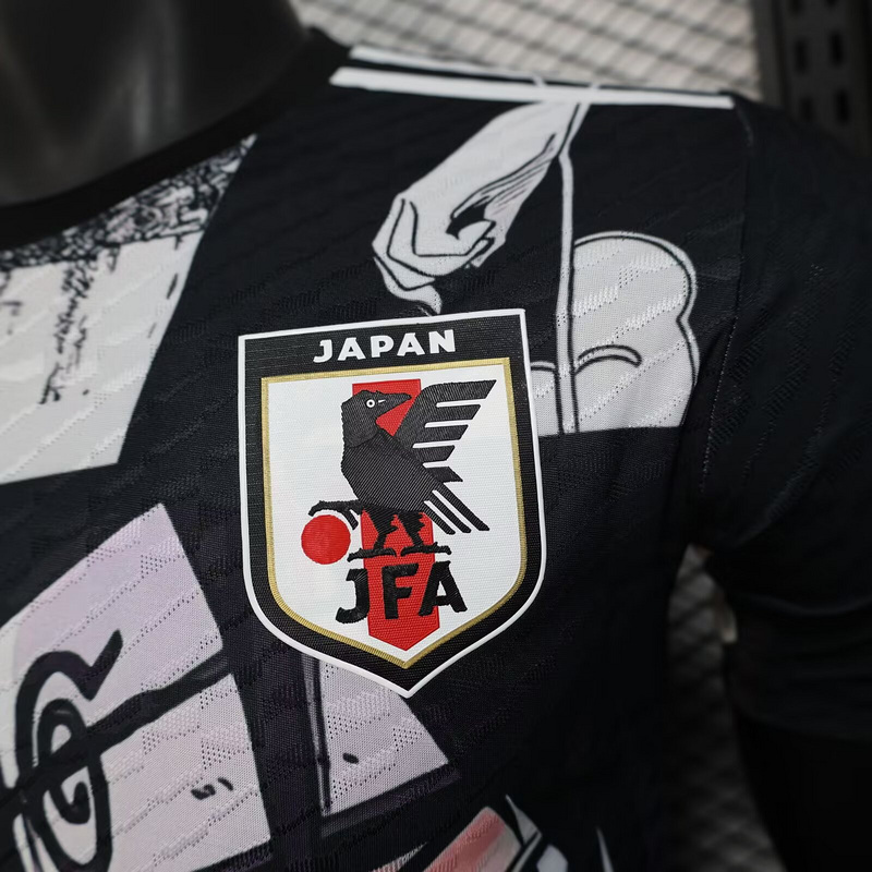 25-26 Japan x Naruto Uchiha Itachi Special Edition Kit Player Version Shirt AAAAJersey Wholesal 3