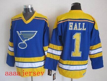 St. Louis Blues retro ice hockey jersey M-3XL 圣路易蓝调队复古冰球服