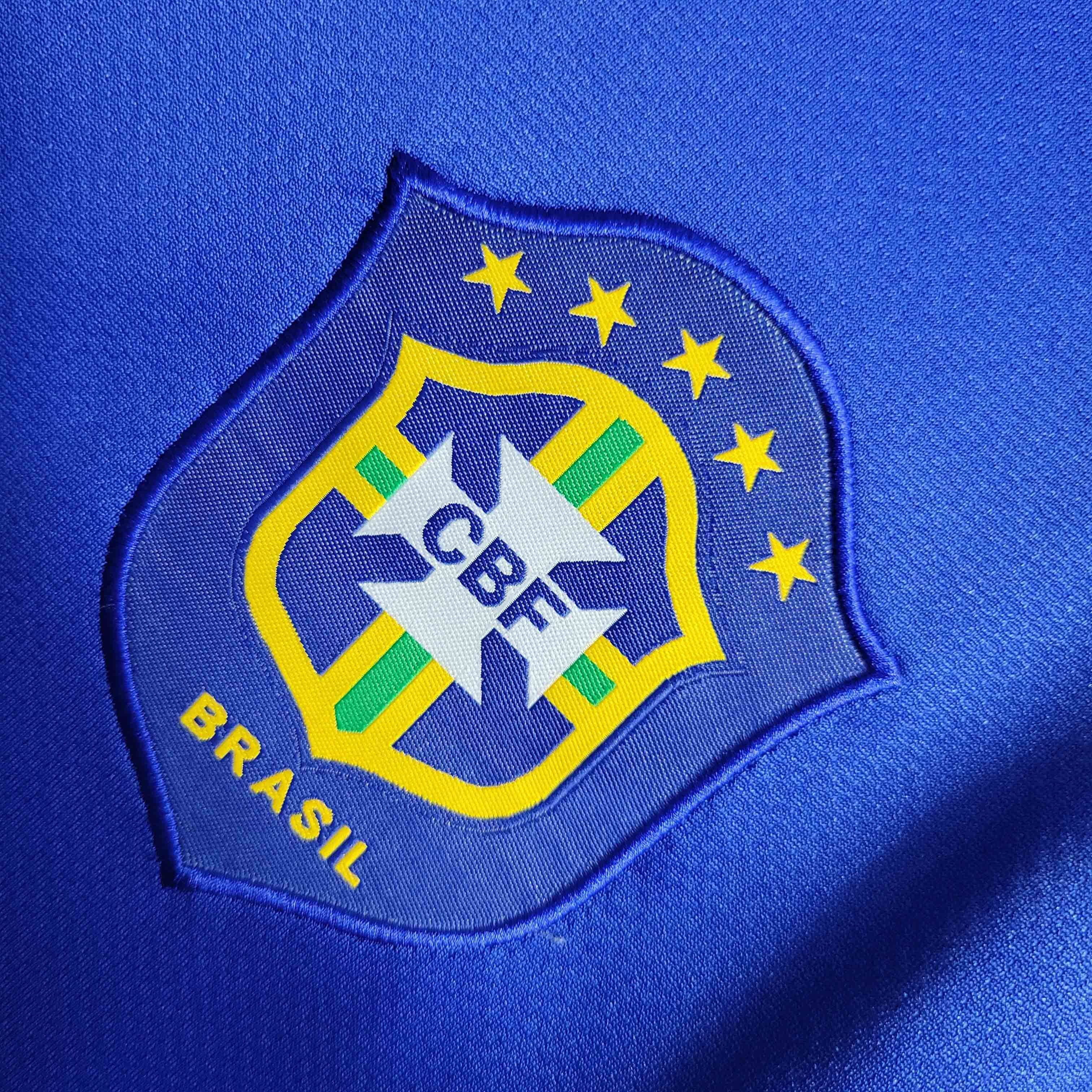 2006 Retro Brazil Away S-XXL Cheap Football Kit 6
