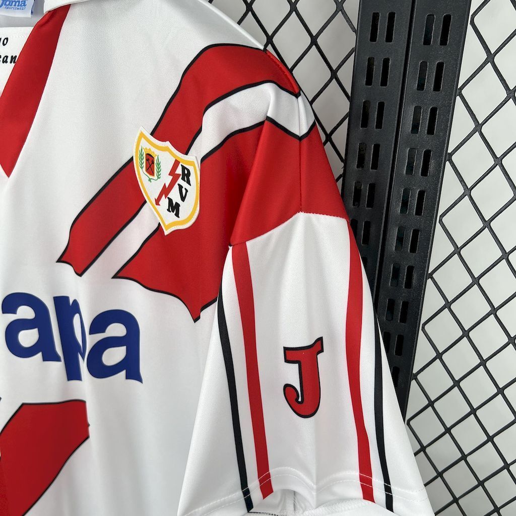 97-98 Rayo Vallecano Home Retro Kit Vintage Shirt AAAAJersey Supply Yupoo 5