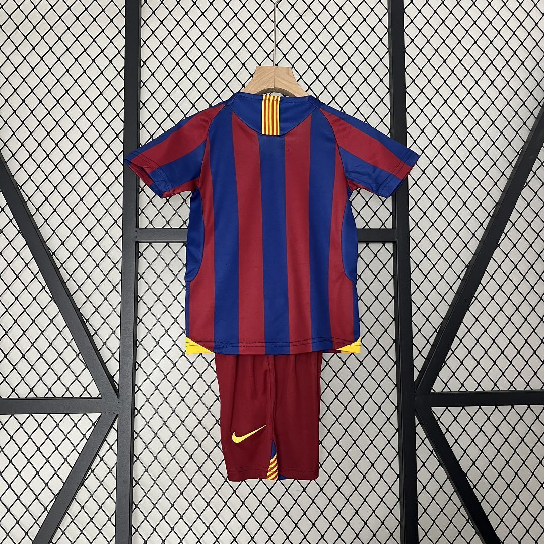05-06 Barcelona Home Retro Kids Kits Football Jerseys Yupoo 6