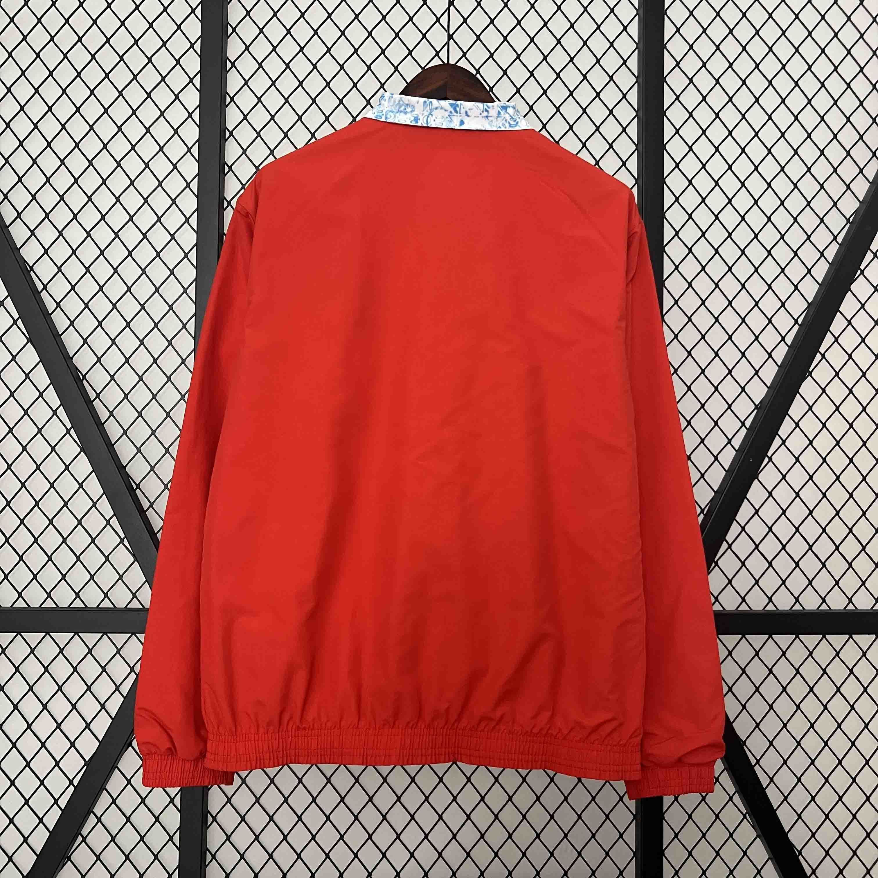 2024 Portugal Trench Coat Reversible Windbreaker Double-Sides Jacket Soccer Yupoo 4