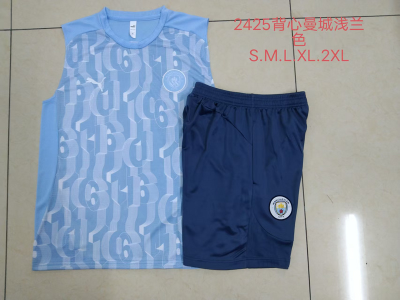 25-26 Manchester City Training Vest Soccer AAAAJersey Yupoo 4