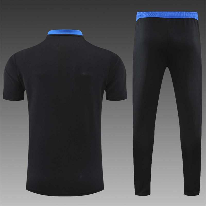 Real Madrid Polo black with yellow-logo 10