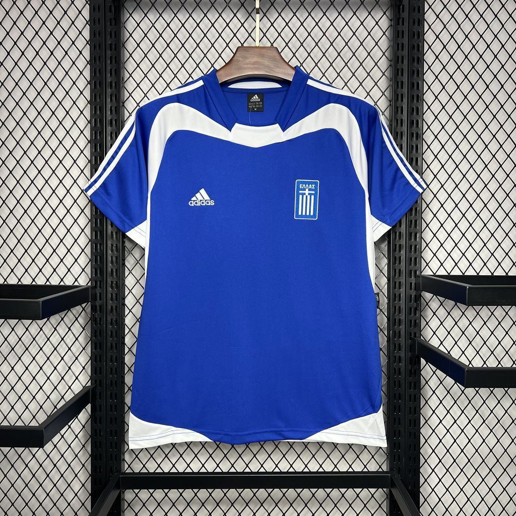2004 Greece Home Retro Kit Vintage Shirt Sport AAAAJersey Yupoo