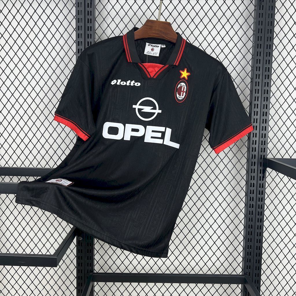 97-98 AC Milan Fourth Retro Kit Vintage Shirt AAAAJersey Wholesale Yupoo