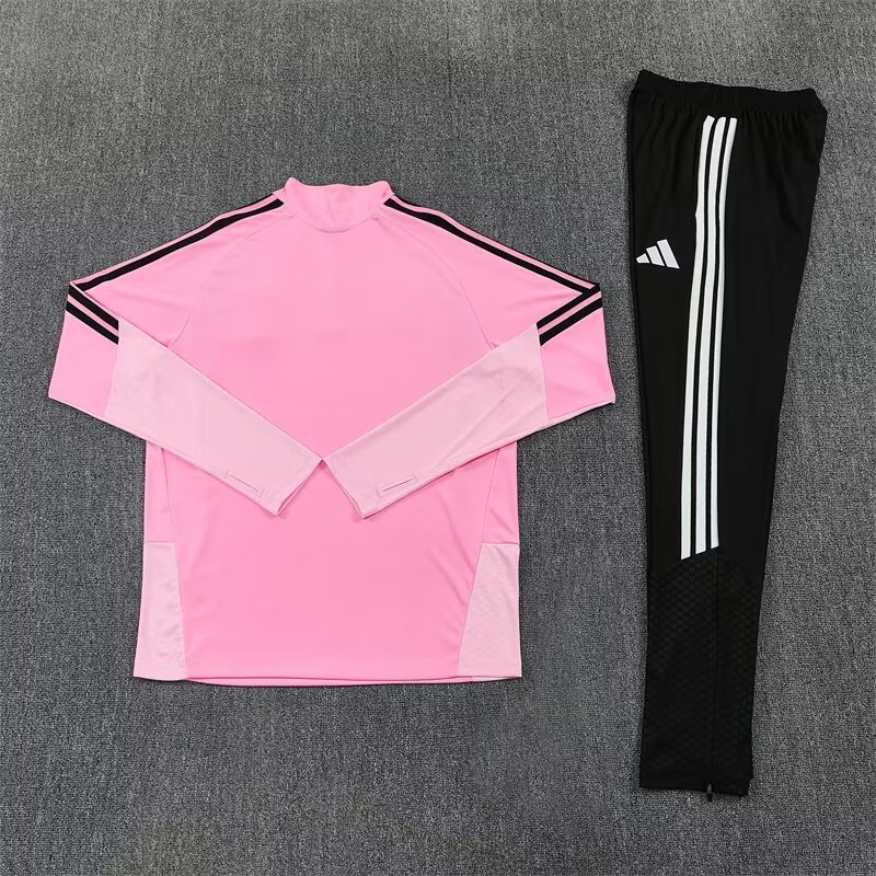 26-27 Inter Miami Mens Kit Pink Half Pull Training Suit Yupoo 7 1
