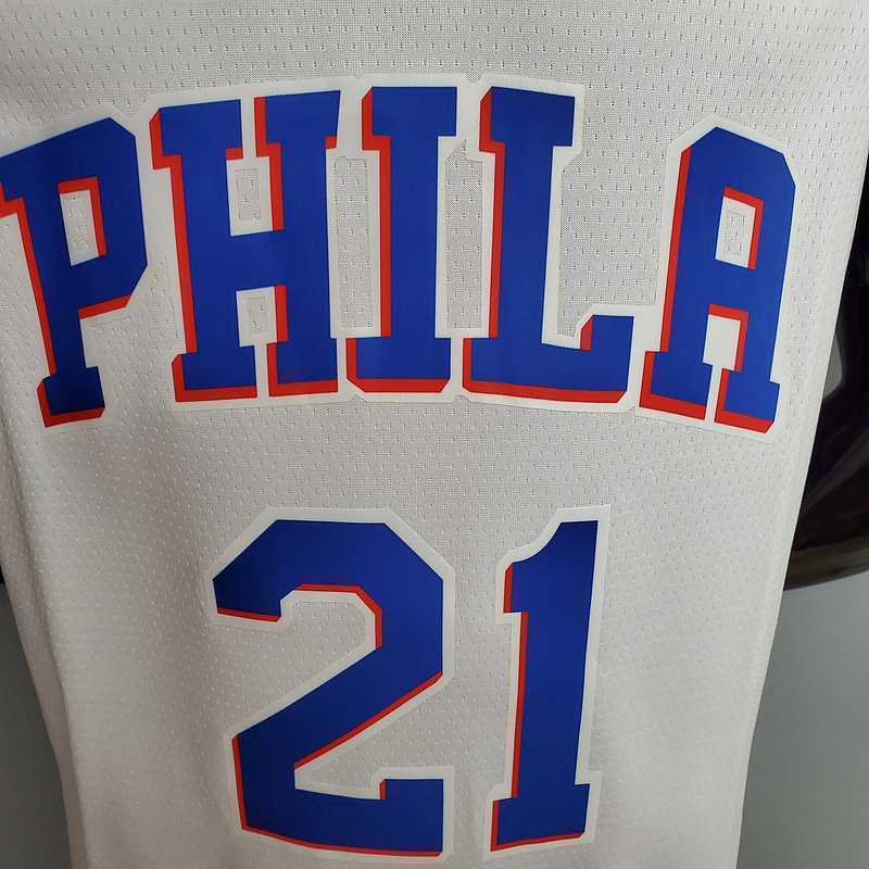 Embiid #21 Detroit Pistons white 7