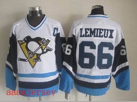 Pittsburgh Penguins retro ice hockey jersey M-3XL 匹兹堡企鹅队复古冰球服 3