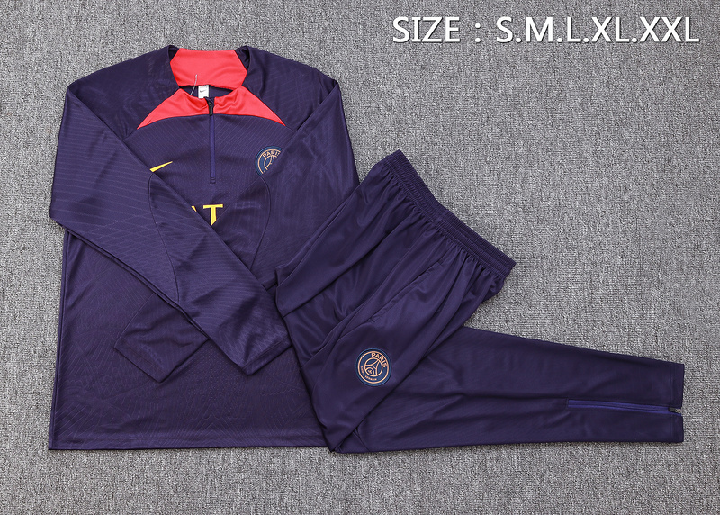 23-24 PSG Long Sleeve Training Suit Yupoo 1