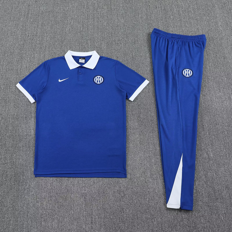 25-26 Inter Miami Blue Training POLO Kit Soccer AAAAJersey Yupoo 1