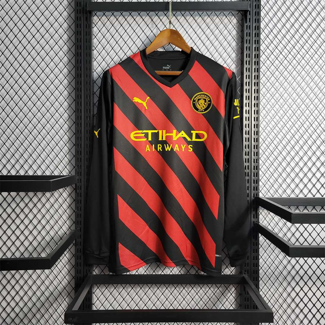 22-23 Manchester City away long sleeves