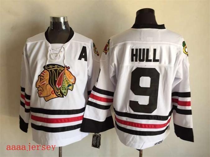 Chicago Blackhawks retro ice hockey jersey M-3XL 芝加哥黑鹰队复古冰球服 3