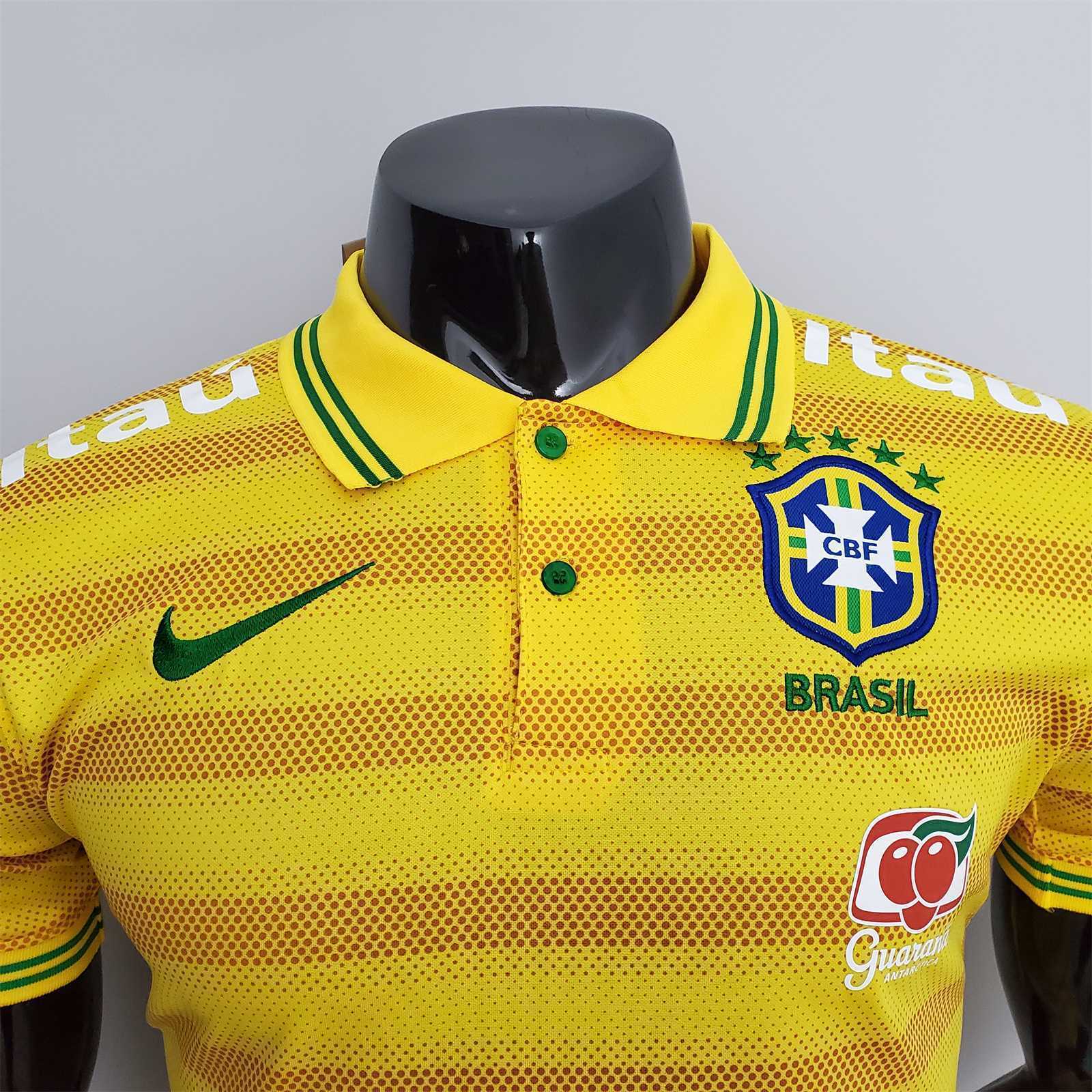 Brazil POLO yellow stripe 9