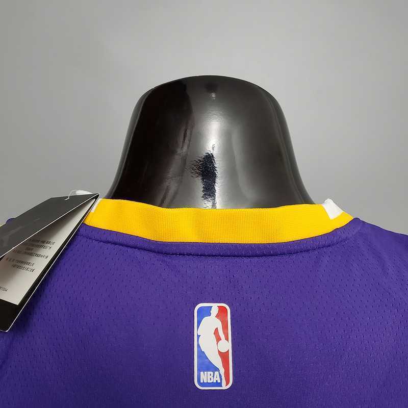 New Lakers Jordan KUZMA #0 theme purple round neck 3