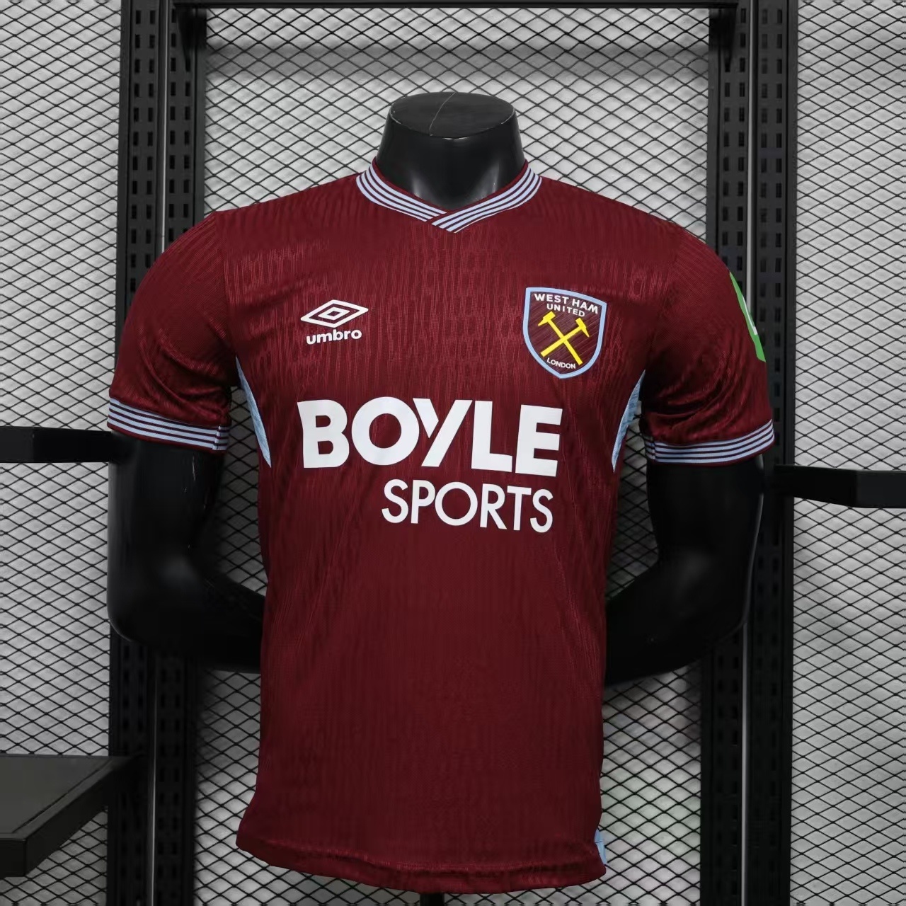 25-26 West Ham Home Kit Player Version Football Summer Shirt Soccer AAAAJersey Supplier Yupoo