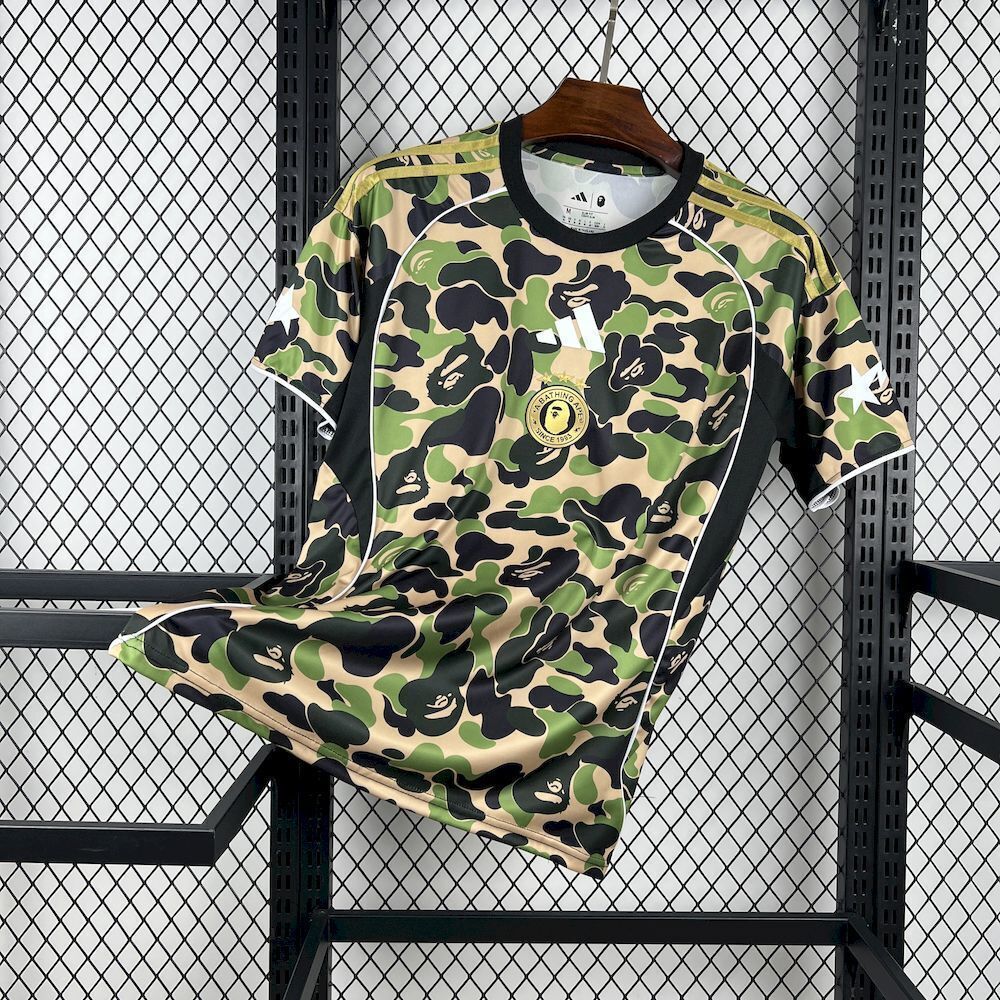 25-26 BAPE Soccer T-Shirt AAAAJersey Yupoo-1