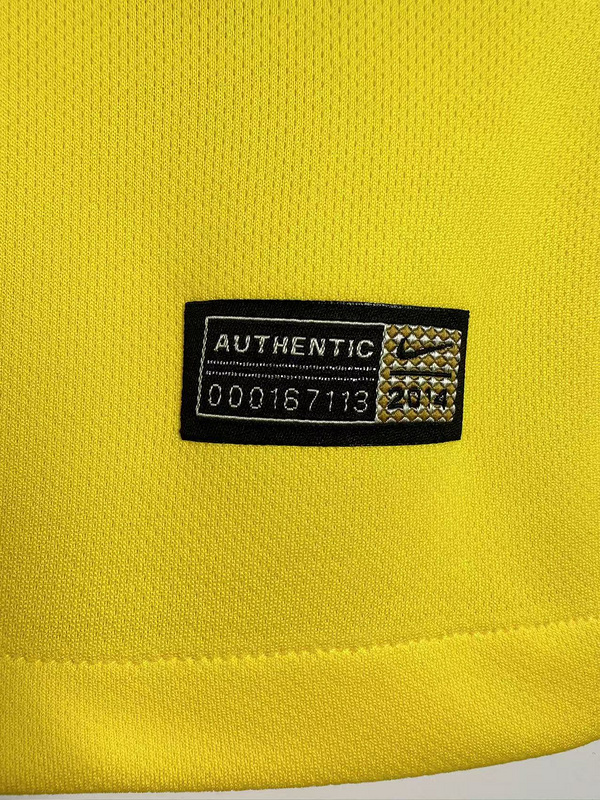 2014 Brazil Home Retro Kit Vintage T-Shirt AAAAJersey Supplier Yupoo 5