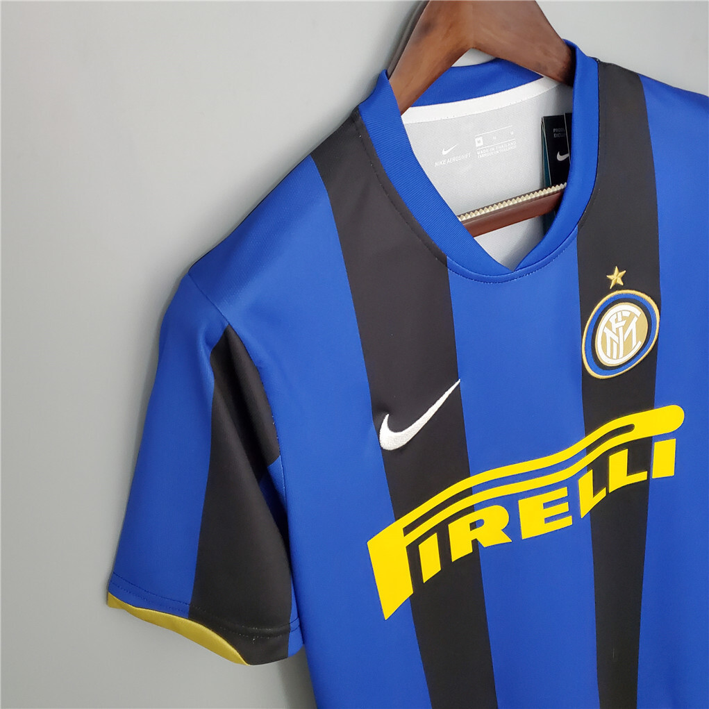 08-09 Inter Milan UCL home with patch and fonts 8