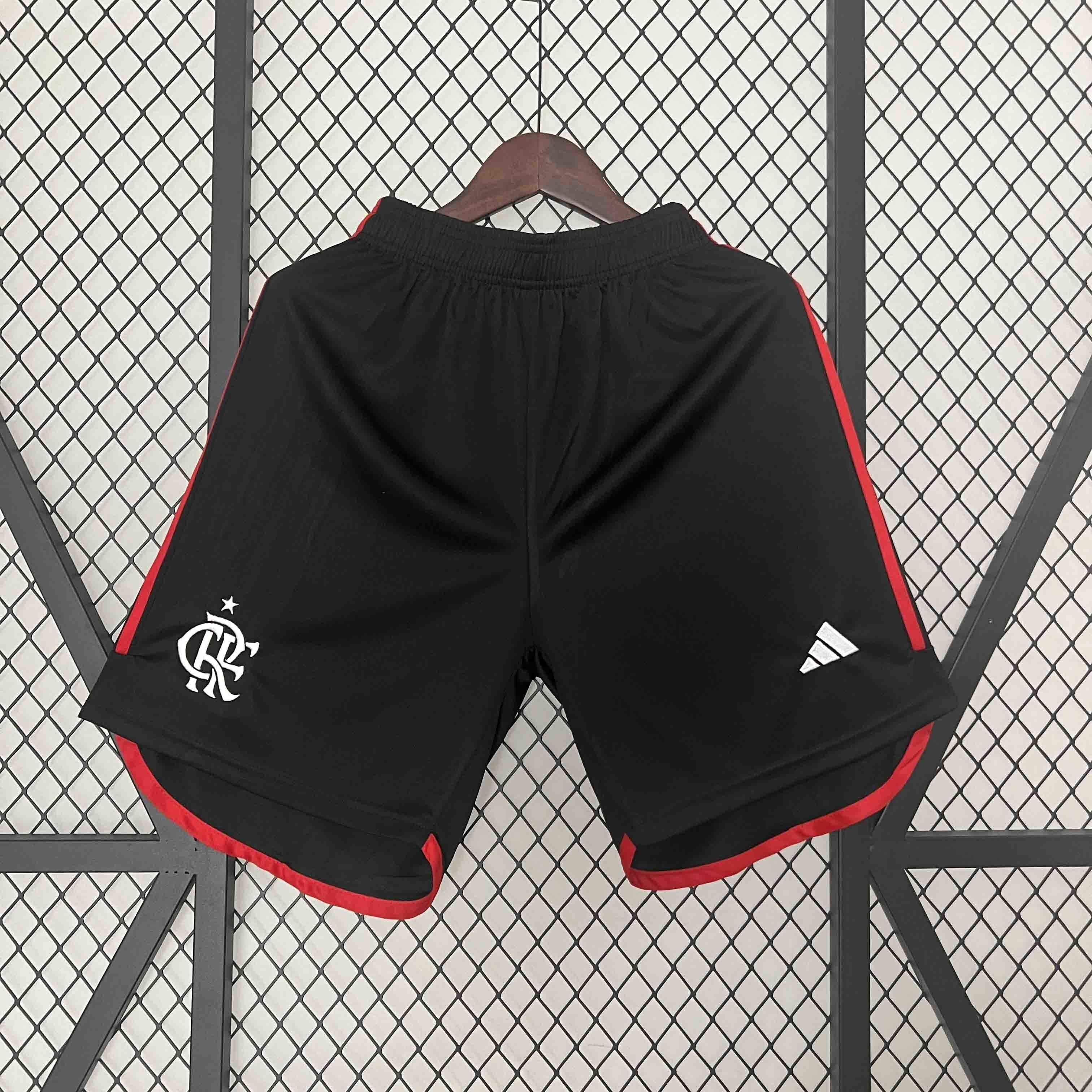 23-24 Flamengo Black Shorts Football Uniform AAAAJerseys Dropshipping Yupoo