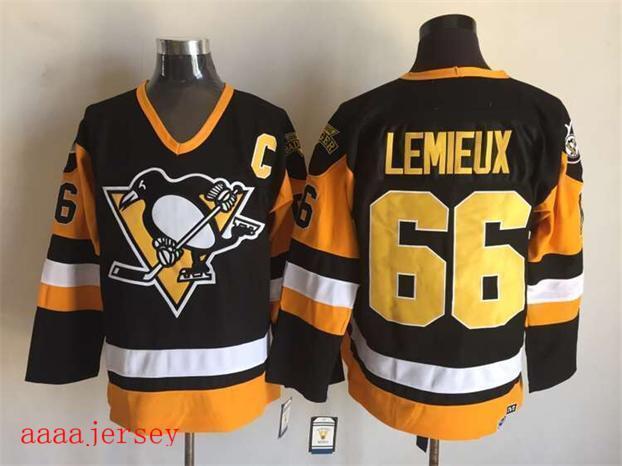 Pittsburgh Penguins retro ice hockey jersey M-3XL 匹兹堡企鹅队复古冰球服 3