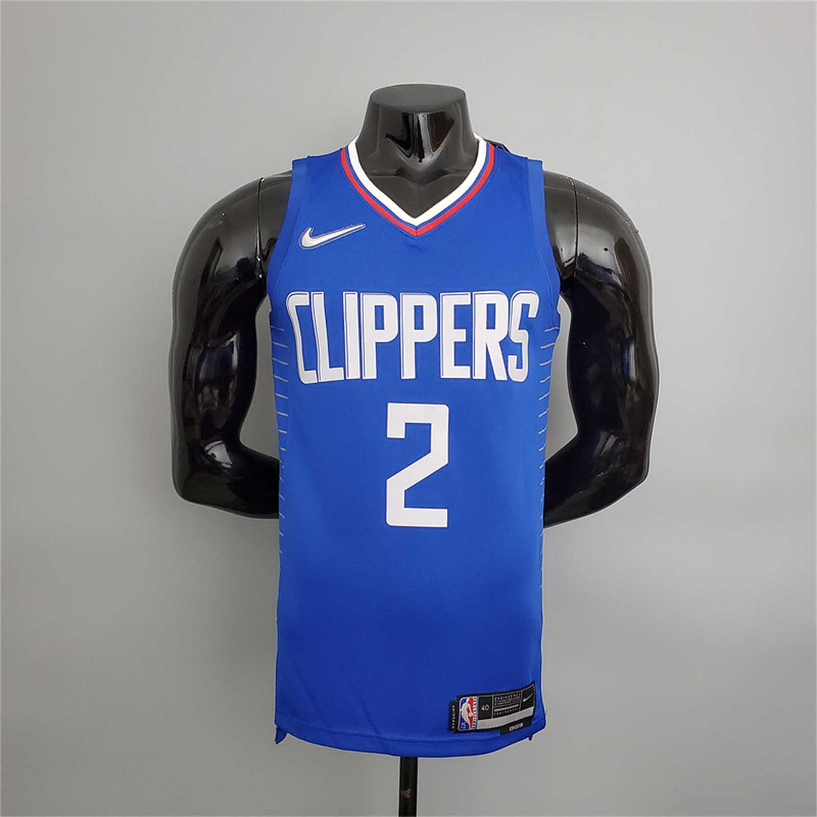 75th Anniversary Clippers Blue White 16
