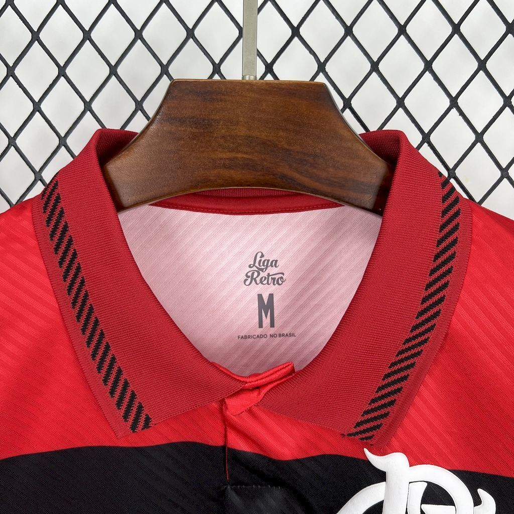 95-96 Flamengo Retro Fla 100 Kit Vintage Shirt AAAAJersey Wholesale Yupoo 1