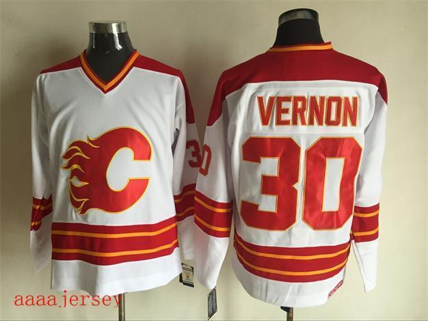 Calgary Flames retro ice hockey jersey M-3XL 卡加利火焰队复古冰球服