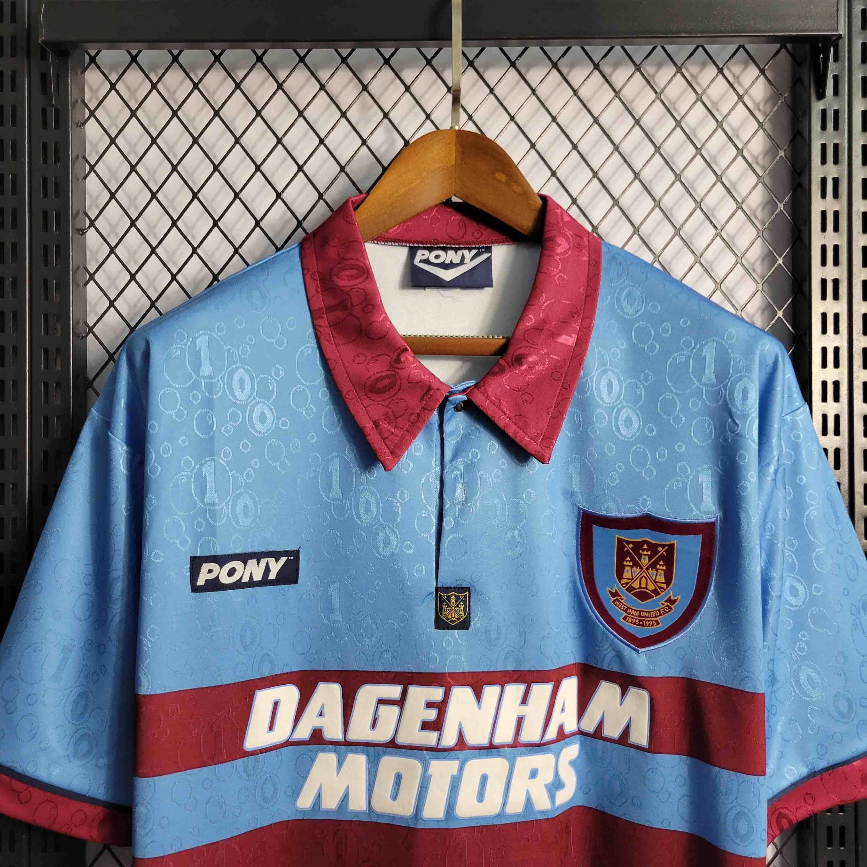 95-97 West Ham Away Retro Kit Vintage Shirt Sport AAAAJersey Yupoo 4